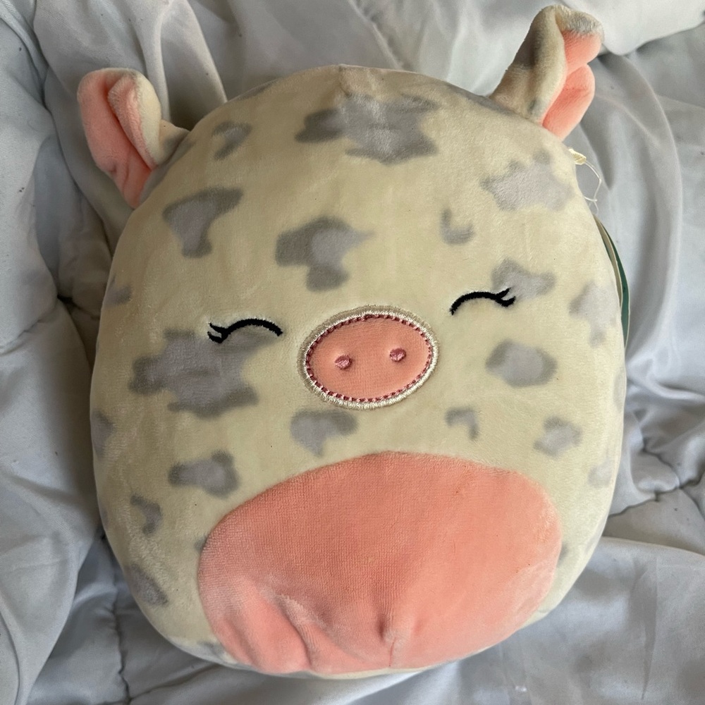 Squishmallow Rosie Plush - Cream and Pink. NWT